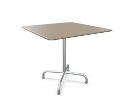 Schaffner Metall-Tisch Rigi Quadratisch Feuerverzinkt Beige | Schubiger Möbel