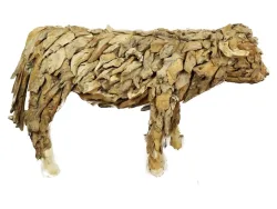 Decofinder Kalb Holz Natur H: 90 cm  | Schubiger Möbel