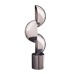 Gilde Figur Harpo Glas Art Schwarz Weiss H: 33 cm  | Schubiger Möbel