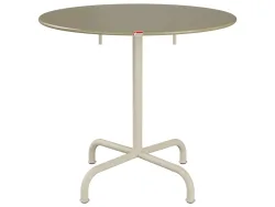 Schaffner Metall-Tisch Rigi Rund Beige | Schubiger Möbel