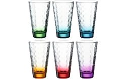 Alltron Trinkglas Optic 300 ml, 6 Stück Mehrfarbig | Schubiger Möbel