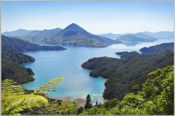 image LAND Bild mit Rahmen See in Den Alpen  | Schubiger Möbel