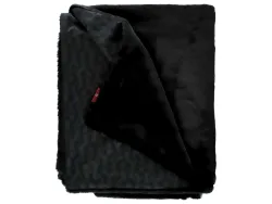 Stoeckel & Grimmler Plaid Flow, Schwarz 130x170 cm Schwarz | Schubiger Möbel
