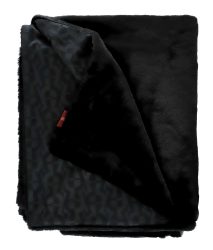 Stoeckel & Grimmler Plaid Flow, Schwarz 130x170 cm Schwarz | Schubiger Möbel