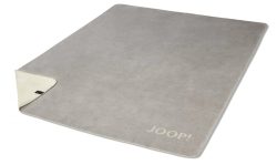 Biederlack Plaid Uni-Doubleface, Rauch-Ecru 150x200 cm Beige | Schubiger Möbel