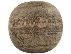 Dijk Dekokugel Holz Schwarz-Gewischt D: 18 cm  | Schubiger Möbel