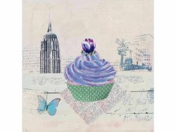 image LAND Bild Heidelbeer-Cupcake  | Schubiger Möbel