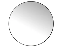 Kersten Spiegel Metall Schwarz D: 96 cm Schwarz | Schubiger Möbel