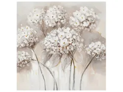 image LAND Bild Blumen, Weiss/Beige  | Schubiger Möbel