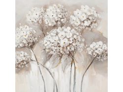 image LAND Bild Blumen, Weiss/Beige  | Schubiger Möbel