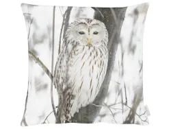 Apelt Kissenhülle Schneeeule 45x45 cm  | Schubiger Möbel