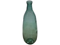 Decofinder Flasche Glas Hellgrün H: 75 cm  | Schubiger Möbel