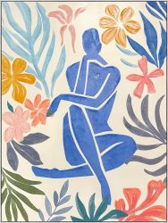 image LAND Gemälde Matisse-Inspiriert Blauer Akt  | Schubiger Möbel