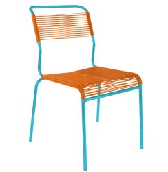 Schaffner Spaghetti-Stuhl Säntis Orange | Schubiger Möbel