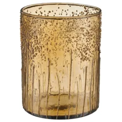 Gasper Windlicht Glas, Senf  | Schubiger Möbel