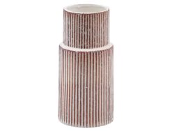 Edg Vase Keramik Streifen H: 21 cm  | Schubiger Möbel