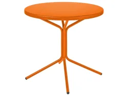 Schaffner Metall-Beistelltisch Pix Rund Orange | Schubiger Möbel