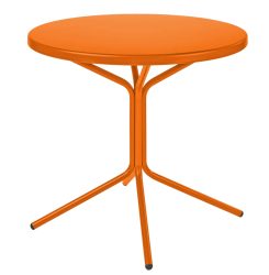 Schaffner Metall-Beistelltisch Pix Rund Orange | Schubiger Möbel