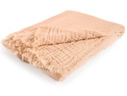 Magma Plaid Tanea, Peach 130x170 cm  | Schubiger Möbel