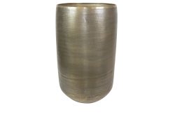 Decofinder Gefäss Rowen, Metall, Gold H: 89 cm  | Schubiger Möbel