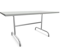 Schaffner Metall-Tisch Säntis Feuerverzinkt Grau | Schubiger Möbel
