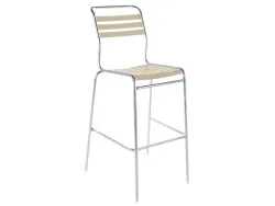 Schaffner Bar-Lättlistuhl Säntis Feuerverzinkt Beige | Schubiger Möbel