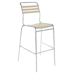 Schaffner Bar-Lättlistuhl Säntis Feuerverzinkt Beige | Schubiger Möbel
