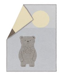 Sander AG Babydecke Lili Bär, Hellblau 75 x 100 cm  | Schubiger Möbel