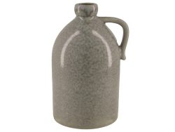 Decofinder Flasche Keramik Hellblau D: 19 cm  | Schubiger Möbel