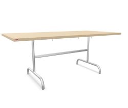Schaffner Metall-Tisch Säntis Feuerverzinkt Braun | Schubiger Möbel