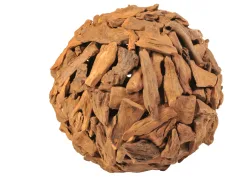 Schlittler Figur Kugel, Schwemmholz D: 50 cm  | Schubiger Möbel
