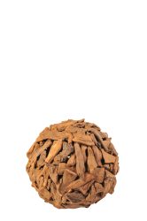 Schlittler Figur Kugel, Schwemmholz D: 50 cm  | Schubiger Möbel