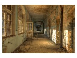 image LAND Digitaldruck auf Acrylglas Lost Place Floor 2  | Schubiger Möbel