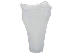 Edg Vase Glas Weiss Matt H: 40 cm  | Schubiger Möbel