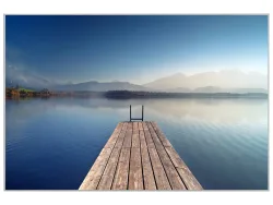 image LAND Bild mit Rahmen Der Steg  | Schubiger Möbel