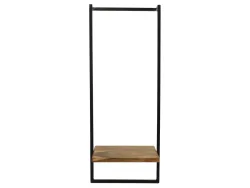 Kersten Wandschmuck Metall mit Holztablett H: 76 cm  | Schubiger Möbel
