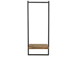 Kersten Wandschmuck Metall mit Holztablett H: 76 cm  | Schubiger Möbel