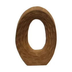 Decofinder Objekt Oval Stehend, Braun  | Schubiger Möbel