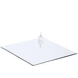 Edg Teller Spiegel Silber B: 40 cm  | Schubiger Möbel