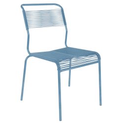 Schaffner Spaghetti-Stuhl Säntis Blau | Schubiger Möbel