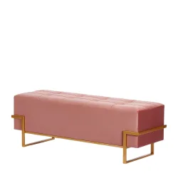 Edg Sitzbank Samt Rosa H: 120 cm  | Schubiger Möbel