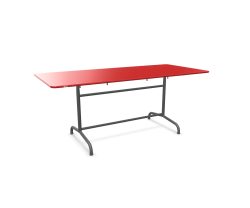 Schaffner Metall-Tisch Rigi Rot | Schubiger Möbel