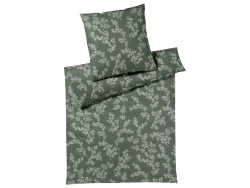 Elegante Bettwäsche Cherry Blossom Forest Green  | Schubiger Möbel