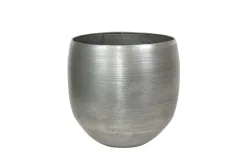Decofinder Pflanzengefäss Rowen, Übertopf, Silber B: 17 cm  | Schubiger Möbel