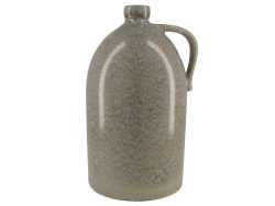 Decofinder Flasche Keramik Hellblau H: 36 cm  | Schubiger Möbel