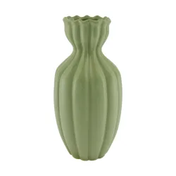 Decofinder Vase Keramik, Grün  | Schubiger Möbel
