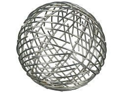 Gilde Dekokugel Eisen D: 14 cm Grau | Schubiger Möbel