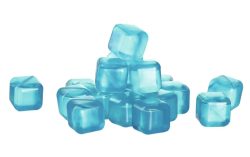 Alltron Eiswürfel Fresco, 18 Stück, Blau Transparent | Schubiger Möbel