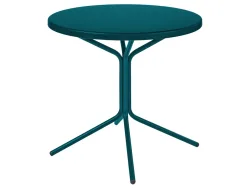 Schaffner Metall-Bistrotisch Pix Rund Blau | Schubiger Möbel