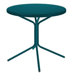 Schaffner Metall-Bistrotisch Pix Rund Blau | Schubiger Möbel